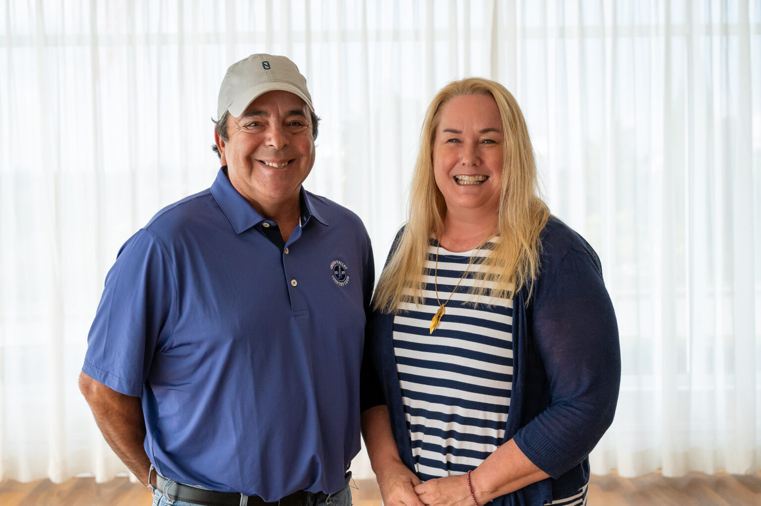 Community Partner Award, Joe Oliviera with Carrie Miranda
